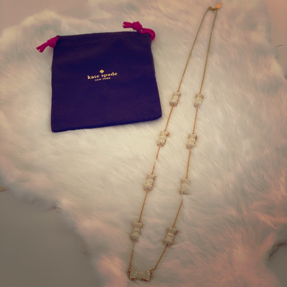 Kate Spade bows necklace